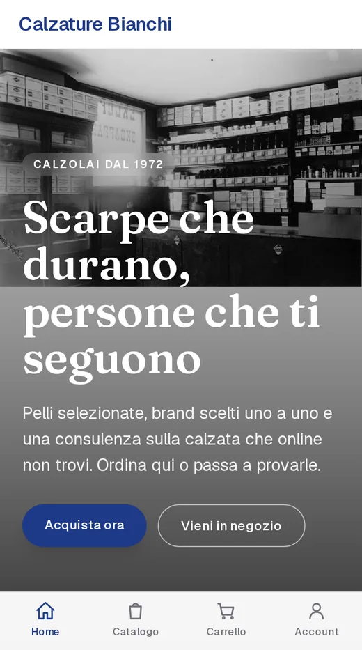 App di Calzature Bianchi